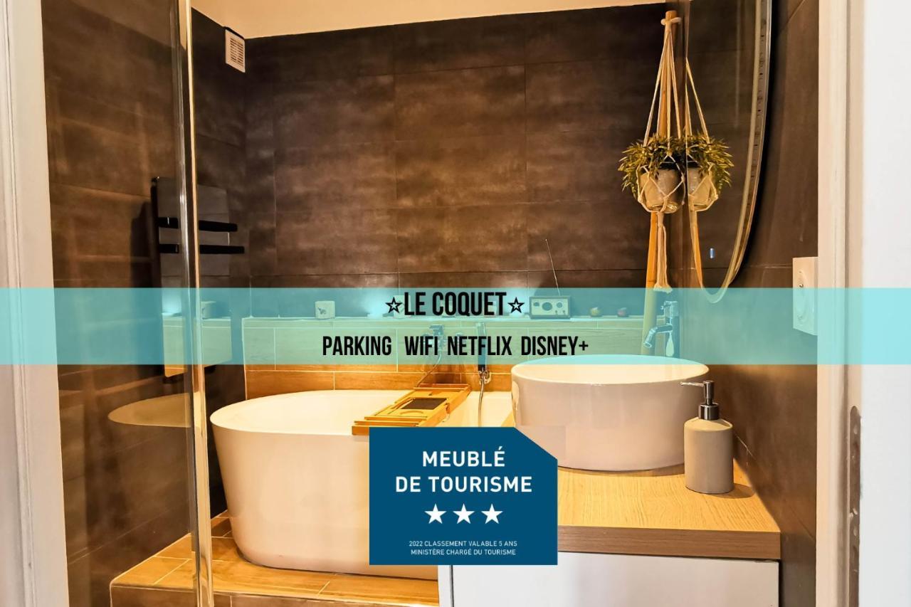 Le Coquet - Gare - Hyper Centre - Parking - Wifi - Netflix - Disney+ Annecy Eksteriør billede